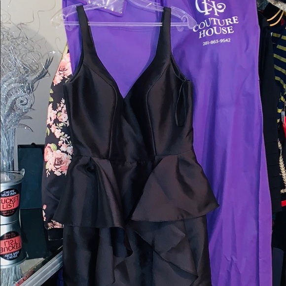 Couture Black Dress Fancy - Picture 4 of 5